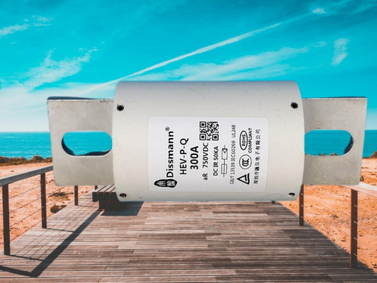Designed For EV Charging Pile High Voltage Fuse , White Ceramic Fuse Use On ESS