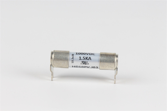 High Breaking Capacity Dissmann Fuse 10x38mm , Two Pin Ceramic Fuse UL Certified