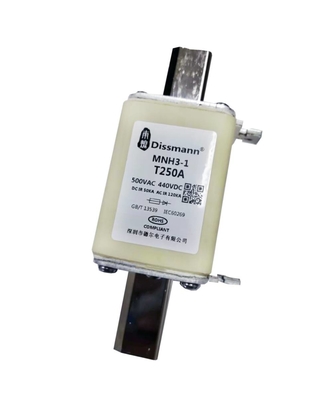 Fiber Pipe High Voltage Automotive Fuse , Nh Fuse 250a CCC Certified