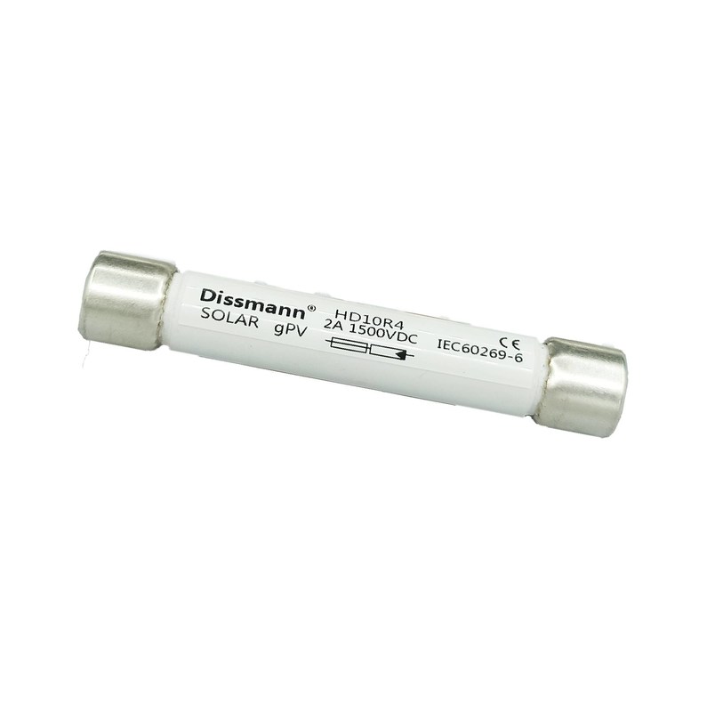 1500VDC High Voltage Dc Fuse , Ceramic Solar Amp Power Cable Fuse