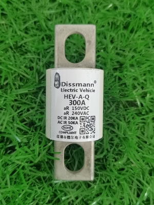 Ev 400amps 250vac Ceramic Automotive Fuses M8 Bolted Dc20ka 70mm High Voltage