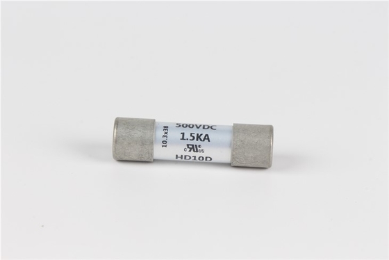 10*38 Cylindrical Solar Pv Fuses , Cartridge Fuses Electronic
