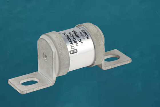 Fiber Pipe Semiconductor Protection Fuse , DC750V 400Amp Ceramic BS88 Fuse