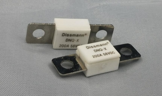 Ceramic Material Time Lag Fuse , DC58V 200A Low Voltage Fuses