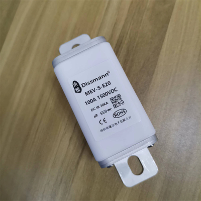 Ceramic DC1000V Energy Storage System Fuse , MEV High Voltage Fuse