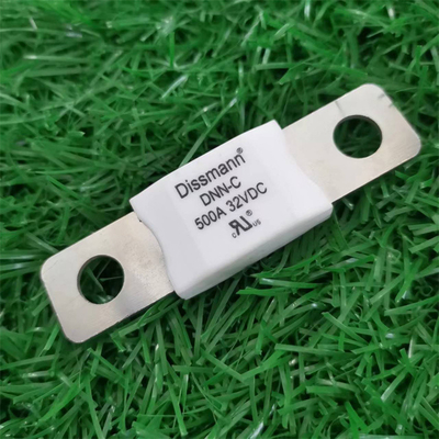 Mini Size DC58V / 80V Low Voltage Fuse Ceramic Flat Plug