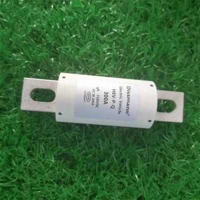 750VDC Energy Storage Dissmann 300Amp DC Fuse Fiber Tube Material