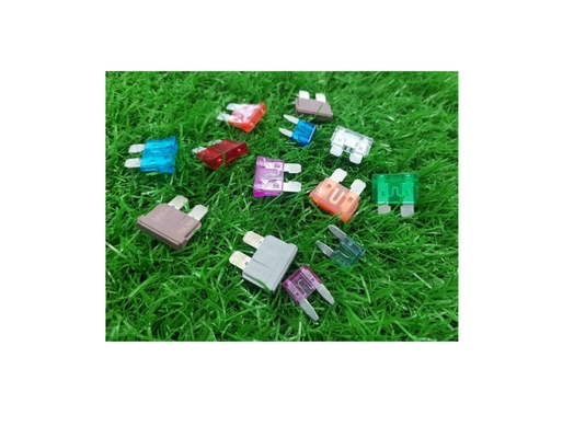 PBT Material Fast Acting Automotive Blade Fuses , 32VDC Car Blade Fuses