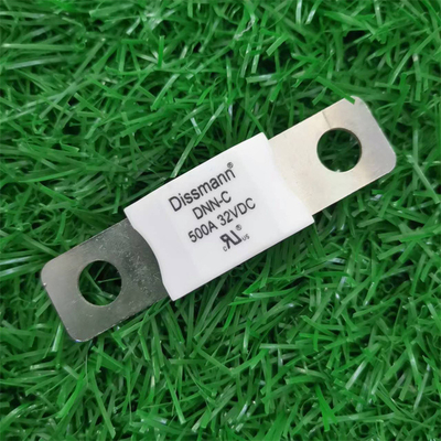 White Ceramic DC80V Energy Storage System Fuse UL Certified