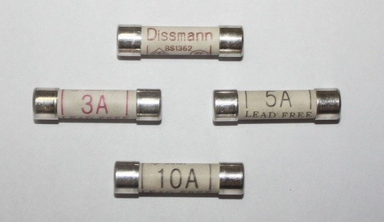 Bs1362 3a British Standard Fuses ASTA Certificate Ceramic Tube Material