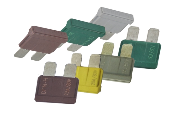Fast Blow Automotive Replacement Fuses , DC80V Led Mini Blade Fuses