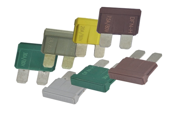 Fast Blow Automotive Replacement Fuses , DC80V Led Mini Blade Fuses