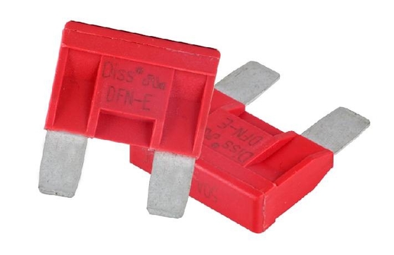 LED  Automotive Blade Fuses PBT Material 80VDC with Zinc Alloy pins
