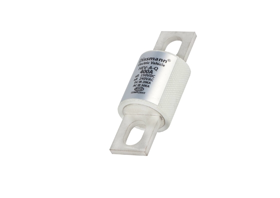 High Breaking Capacity Industrial Power Fuses , Fiber Pipe 400 Amp Dc Fuse