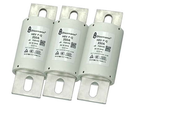Charging Pile Industrial Power Fuses High Breaking Capacity 350A Current