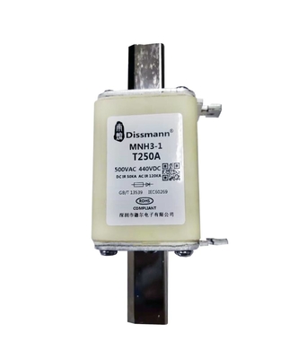 Fiber Pipe High Voltage Automotive Fuse , Nh Fuse 250a CCC Certified