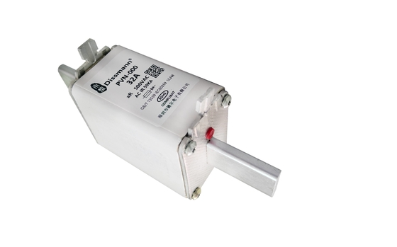 Square Body Industrial Power Fuses 500VAC Rated Voltage Ceramic Material