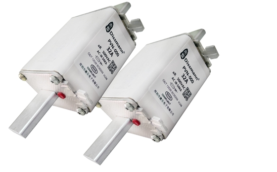 Square Body Industrial Power Fuses 500VAC Rated Voltage Ceramic Material