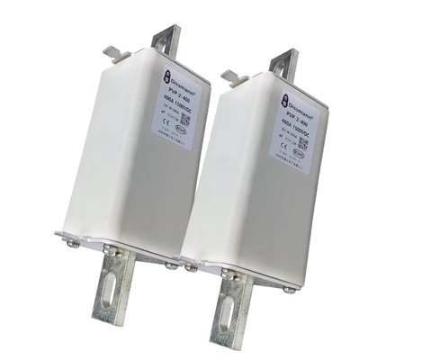 Electric Control High Voltage Cartridge Fuse 50KA DC For PV Inverter