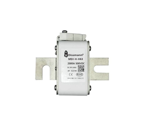 500VDC High Current Automotive Fuses , 2000A Rated Current Solar Pv Fuse