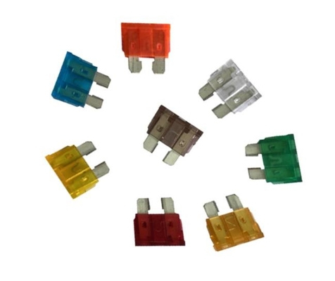 ISO8820 Low Voltage Fuses , 32VDC Cartridge Fuse For Car Yellow Colour