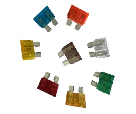 ISO8820 Low Voltage Fuses , 32VDC Cartridge Fuse For Car Yellow Colour