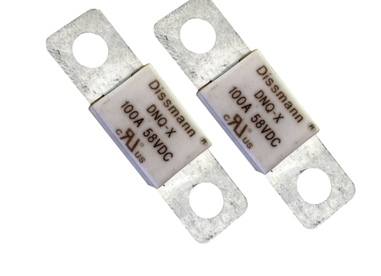 Electric Wood Shell 200 Amp Cartridge Fuse , 58VDC Bolt Down Time Lag Fuse