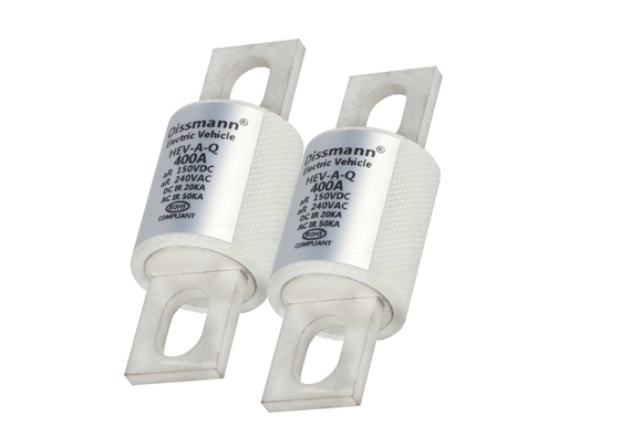 ISO8820 Semiconductor Protection Fuse , Fiber Pipe 400 Amp Dc Fuse