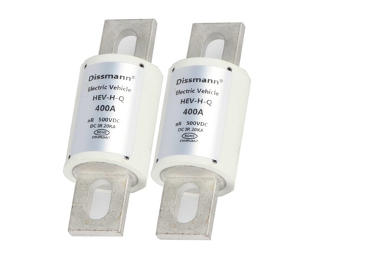 500VDC Semiconductor Fuses , ROHs EV Charger Fuse DC20KA Breaking Capacity: