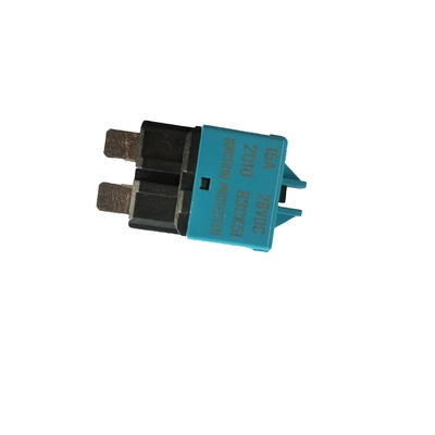 28VDC Resettable Circuit Breaker Blade Fuse , 15A Auto Reset Blade Fuse