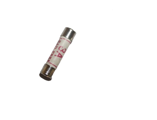 Ceramic BS1362 Cartridge Fuses 3A Rated Current Red Colour