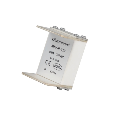 750volt Solar PV Fuses High Voltage MEV Series Ceramic Material