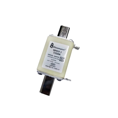 DC50KA Mini Car Blade Fuses , Energy Storage System White Ceramic Fuse