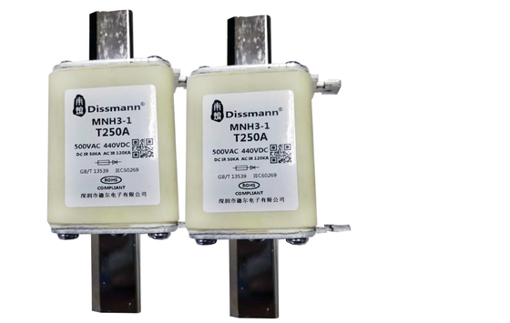 European High Breaking Capacity Fuse , 250A Solar Panel Inline Fuse