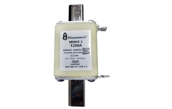 European High Breaking Capacity Fuse , 250A Solar Panel Inline Fuse
