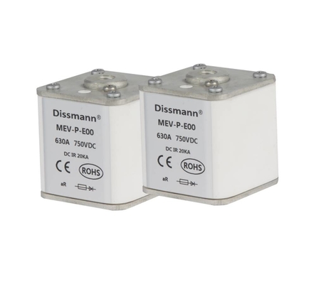 Charging Pile Solar PV Fuses DC20KA Breaking Capacity Ceramic Material