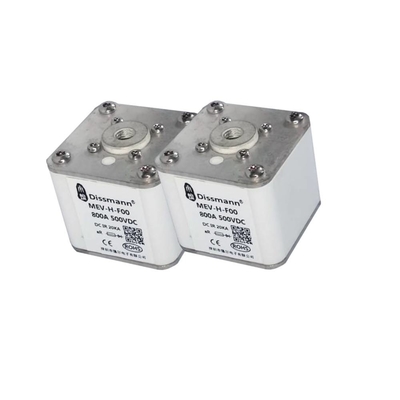 White High Power Solar Dc Fuse MEV Series 500volt Rated Voltage