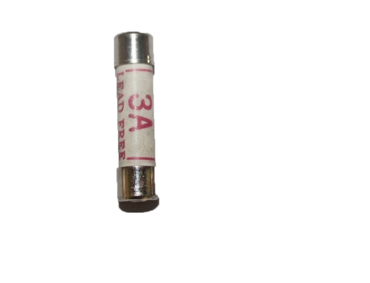 Ceramic Tube British Standard Fuses , Nickel Plated 3a Plug Top Fuse