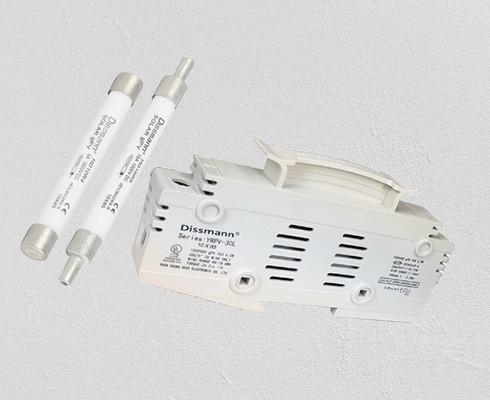 10×85 Pv Solar Fuse , White 30 Amp Micro Cartridge Fuse IEC60269.6 Standard