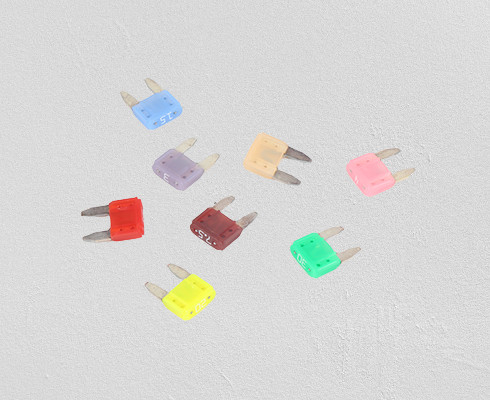 Withstand Capacity Mini Blade Car Fuses Fast Acting 40A Current Rating