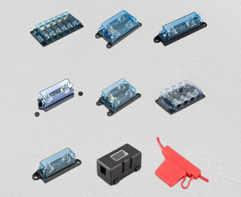 Waterproof Inline Dc Fuse Holder , DFN Automotive Fuse Panel Box