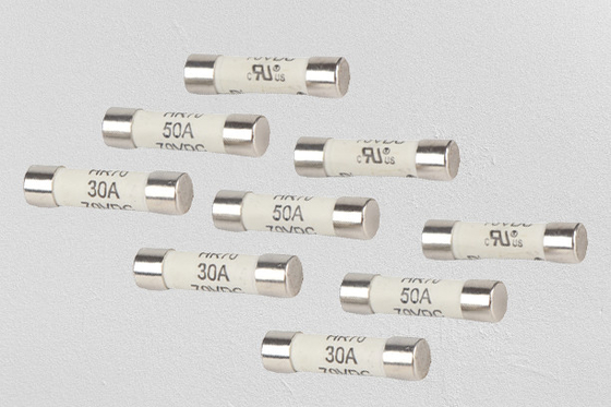 Telecommunication Ceramic Tube Fuse , Fast Acting 100 Amp 250v Fuse