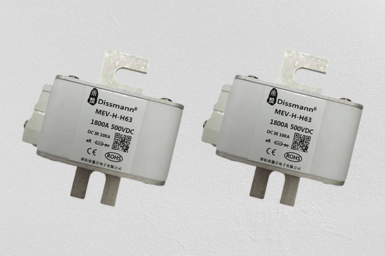 White Semiconductor Protection Fuse 1800A , 500v Ceramic Fuse IEC60269