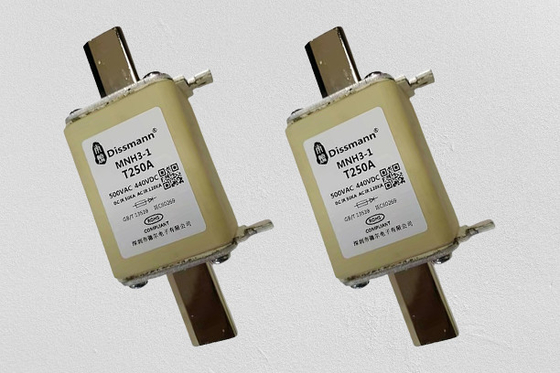 High Voltage NH Type HRC Fuse High Breaking Capacity 250A Rated Current