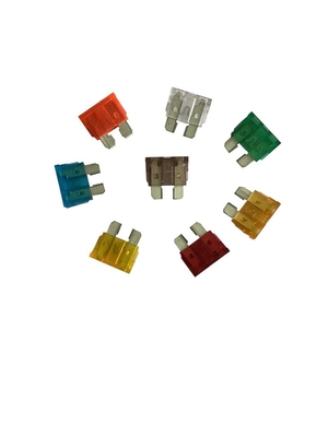 32V Low Voltage Fuses , 1amp Blade Fuse PC And Metal Material