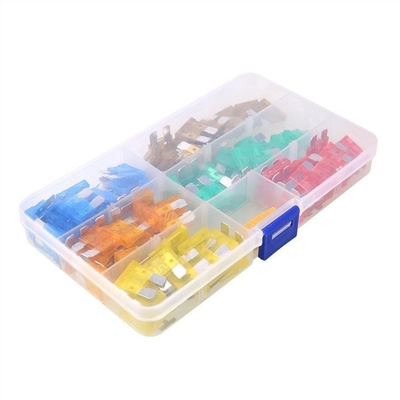 32V Low Voltage Fuses , 1amp Blade Fuse PC And Metal Material