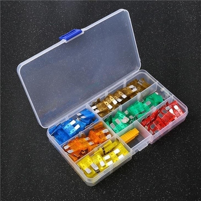 32V Low Voltage Fuses , 1amp Blade Fuse PC And Metal Material