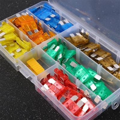 80V Low Voltage Hrc Fuse , ATF 1a Slow Blow Fuse UL Approved